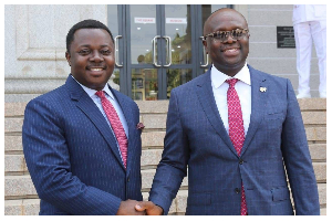 Rev Ntim Fordjour and the late Dr Edward Omane Boamah Rev Ntim Fordjour and the late Dr Edward Omane Boamah