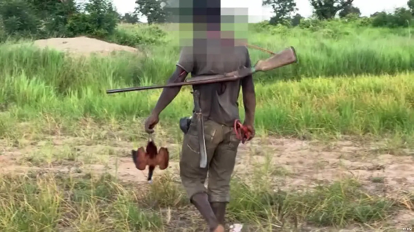 A hunter killed a charcoal producer