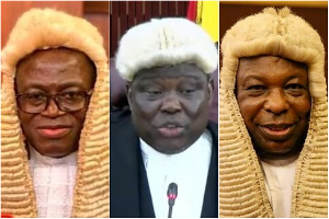 Some of the Supreme Court judges who ruled on the Kpandai election ‘petition’