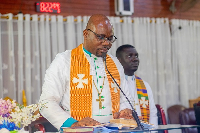 Very Rev Dr Solomon Bruce of the Methodist Church in Kumasi