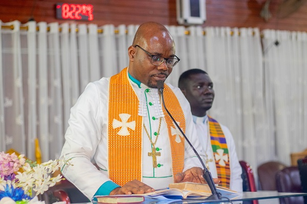 Very Rev Dr Solomon Bruce of the Methodist Church in Kumasi