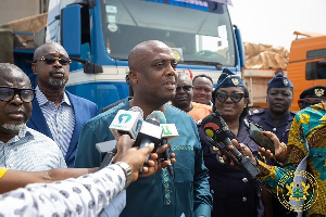 Deputy Finance Minister commends GRA after major truck interception operation