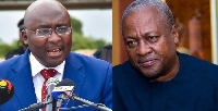 Former President Mahama has called Dr Bawumia to console him over his mother's death