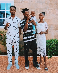 Fameye with his fan and family