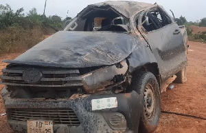 The accident involved a five-member team that was heading out to execute an anti-galamsey operation