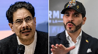 Iván Cepeda Castro (left) and his rival Abelardo de la Espriella