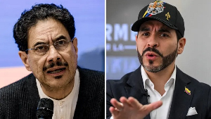 Iván Cepeda Castro (left) And His Rival Abelardo De La Espriella 