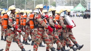 Some personnel of Ghana Fire Service