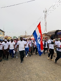 The walk dubbed ‘’Victory Walk’’ was massively attended