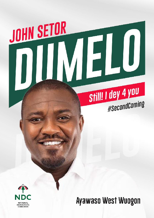 John Dumelo is seeking a second attempt at the Ayawaso West Wuogon seat