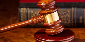 File photo of a gavel used in the court of law