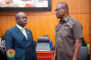 Dr Edward Omane Boamah and Dr Nana Ayew Afriye are cousins