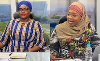 Shamima Muslim (R) clashed with Musah-Saaka (L) during a discussion on the teachers’ union strike