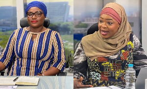 Shamima Muslim (R) clashed with Musah-Saaka (L) during a discussion on the teachers’ union strike