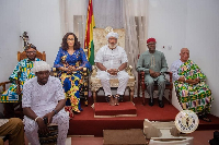 H.E. Bianca Odumegwu-Ojukwu led the delegation to visit the Gborbu Wulomo-Shitse