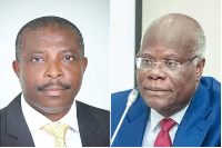 L-R: Former Gomoa West MP Alexander Abban and former Adansi Asokwa MP KT Hammond
