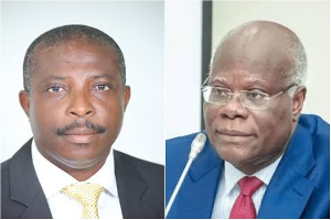 L-R: Former Gomoa West MP Alexander Abban and former Adansi Asokwa MP KT Hammond