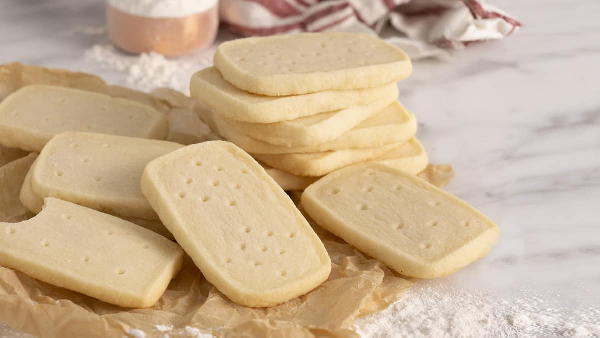 Shortbread is perfect to serve with tea, coffee, or any beverage of your choice