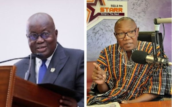 President Akufo-Addo and Builsa South MP Clement Apaak