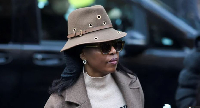 Diezani Alison-Madueke outside Southwark Crown Court in January