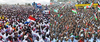 The NPP and NDC have both slated their final rallies for December 5 in Accra