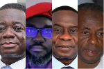 (L - R) Dr Opuni, Barker-Vormawor, Gyakye Quayson and Collins Duada have pending criminal cases