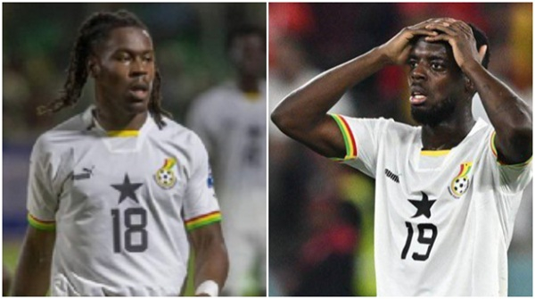 Brandon Thomas-Asante (L) will replace Inaki Williams (R) ahead of  Central African Republic game