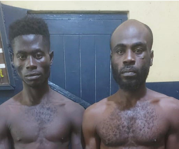 Suspects Ayodele Jackson and Benjamin Obin