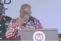 President Akufo-Addo after referring to his administration as the 'Akufo-Addo Mahama government'