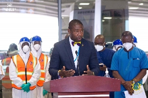 Dr Bernard Okoe Boye Airport Presser1