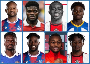 The 8 Ghanaian players in the Premier League