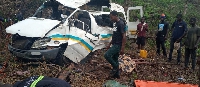 Photo of the sprinter bus involved in the accident