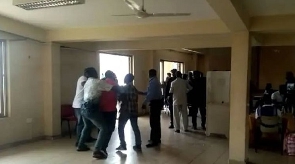 The fight happened during the parliamentary primaries of the opposition party