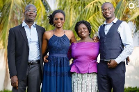 L- R: Dr. Kweku Opoku-Agyemang, Dr. Maame Adwoa, Prof. Naana Jane and Dr. Kwabena Opoku-Agyemang