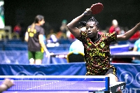 One of the players who represented Ghana in the Women's Table Tennis