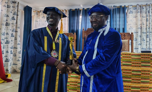 The World Diplomatic Federation International has honoured Ashiaman MCE for his leadership