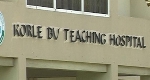 A signage at the Korle Bu Teaching Hospital