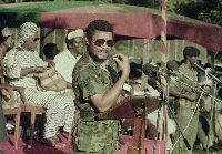 Jerry John Rawlings was Ghana's first president under the fourth republic