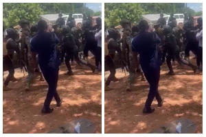 Police And Immigration Officers Clash