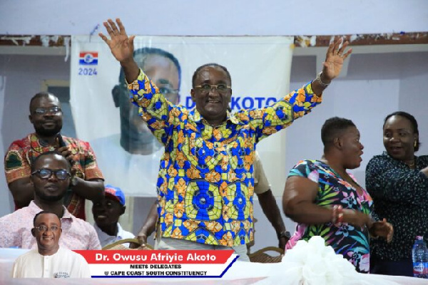 Flagbearer hopeful of the New Patriotic Party (NPP), Dr. Owusu Afriyie Akoto