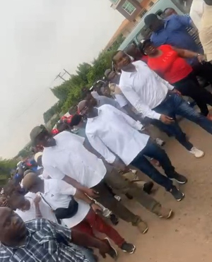 Dr Bawumia caught off guard by supporters and MPs in Kumasi prior to Ashanti Region Tour