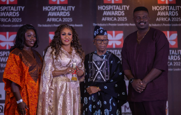 Ghartey-Tsagli (Middle left), Captain George Nfodjoh (Rtd) (Middle right)