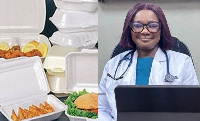Dr Eno Akua Nyama (R) is a family physician specialist