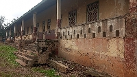 One of the dilapidated blocks