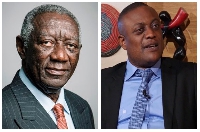 Former president Kufour and Lawyer Maurice Ampaw