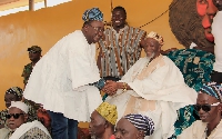 Dr. Owusu Afriyie Akoto with Ya-Na Abukari II