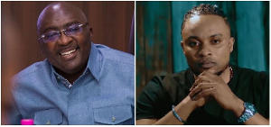 A picture collage of Dr Mahamudu Bawumia (L) and Ghanaian artiste Joseph Matthew (R) A picture collage of Dr Mahamudu Bawumia (L) and Ghanaian artiste Joseph Matthew (R)