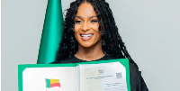 Ciara received her citizenship with
