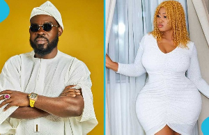 Richard Nii Armah Quaye (L) and Joana Quaye (R) have divorced