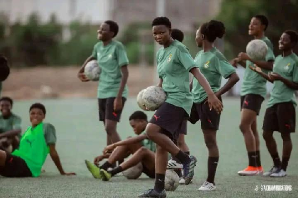 Black Maidens having training at the GSCE